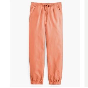 J Crew Point Sur linen cropped seaside pants